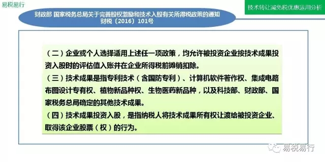 技术转让减免税优惠运用分析(上篇)