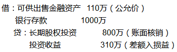 按照可供出售金融资产核算